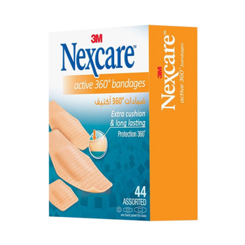 Nexcare Active 360 Bandages 44 Pieces