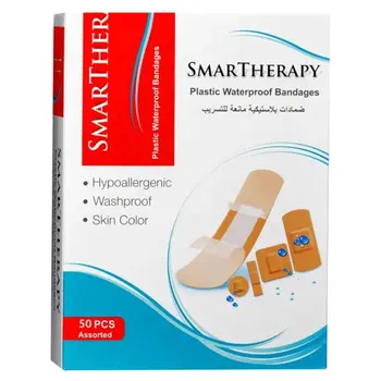 Smartherapy Skin Color Waterproof Bandages 50 Pieces