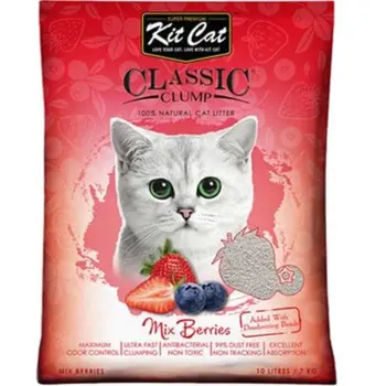 Kit Cat Classic Clump Mix Berries Cat Litter 10L