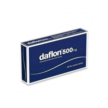 Daflon Micronized Purified Flavonoid 500mg 30Tablets