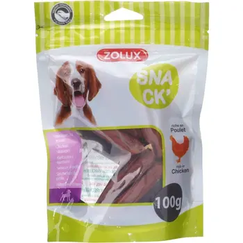 زولكس نقانق الدجاج وجبة خفيفه للكلاب 100 جرام
