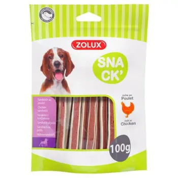 زولكس ساندوش الدجاج وجبة خفيفه للكلاب 100 جرام