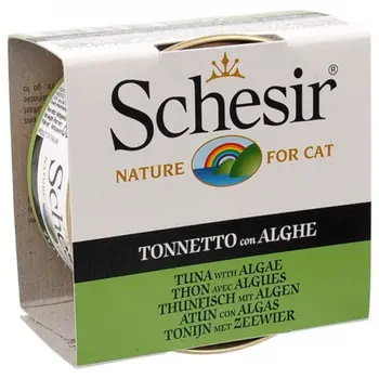 Schesir Tuna with Algae Cat Food 85g