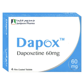 دابوكس 60 ملجم حبوب تأخير القذف 4أقراص