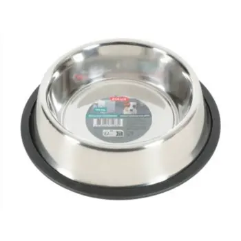 Zolux Nonslip Stainless Steel Pet Bowl 1.6L