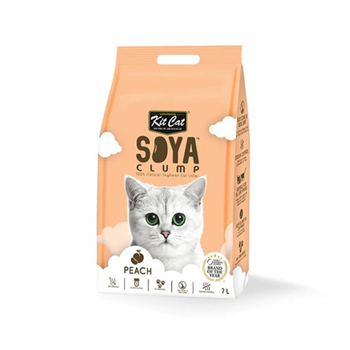 كت كات رمل للقطط سويا الخوخ 7 لتر