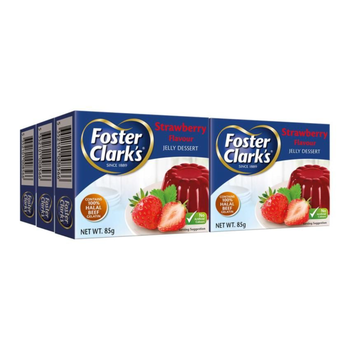 Foster Clark's Strawberry Jelly Dessert 6x85g