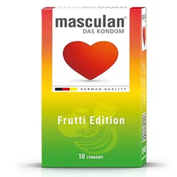 Masculan Frutti Edition Male Condoms 10 Pieces