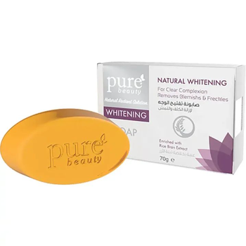 بيور بيوتي صابون تفتيح الوجه 70غ