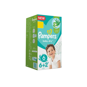 Pampers Baby-Dry Diapers 6+ Months 8 Pieces