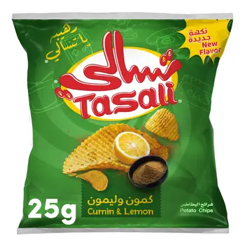 تسالي نكهة كمون و ليمون 25 جرام