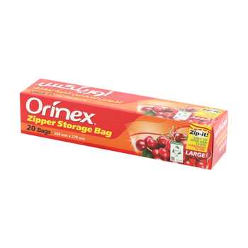 Orinex Large Zipper Storage Bags 20 Pieces