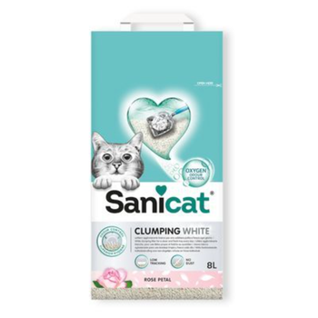 Sani Cat Rose Petal Clumping Cat Sand 8L