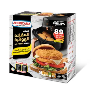 Americana Breaded Chicken Burger 720g