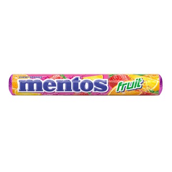 Mentos Rainbow Fruit Chewy Candy 14 Pieces
