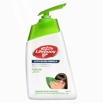 Lifebuoy Activ Silver Germ Protection Hand Wash 500ml