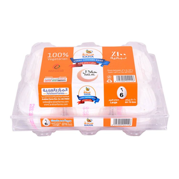Saha Fresh Chicken Eggs Large 6 Pieces
