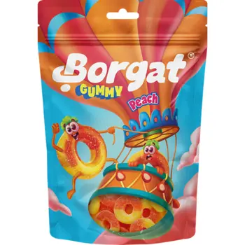 Borgatgummy Peach Rings Pouch 80g