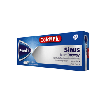 بانادول كولد آند فلو للجيوب الأنفية غير المسببة للنعاس 24كبسولة