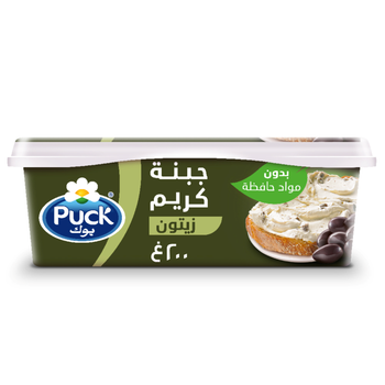 Puck Cream Cheese with Olives 200g