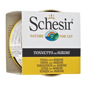 Schesir Tuna with Surimi Cat Food 85g
