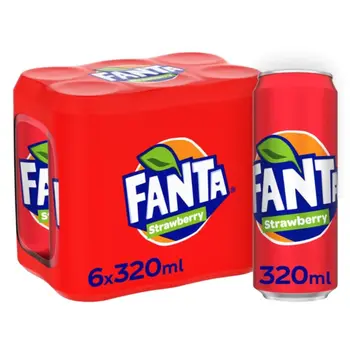 Fanta Strawberry Beverage 6x320ml