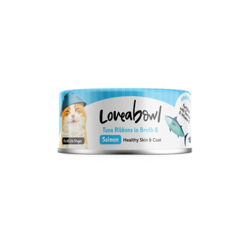 لاف اباول طعام رطب للقطط فيليه التونة مع السلمون في المرق 70جرام