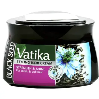 فاتيكا كريم الشعر بحبة البركة للشعر الشعر الضعيف والباهت الأسود 140 مل