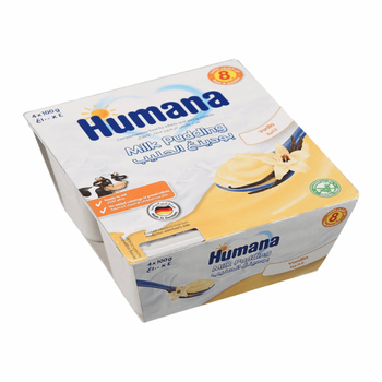 Humana Vanilla Milk Pudding 4x100g