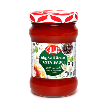 العلالي صلصة مكرونة بالفطر والزيتون 640 جم