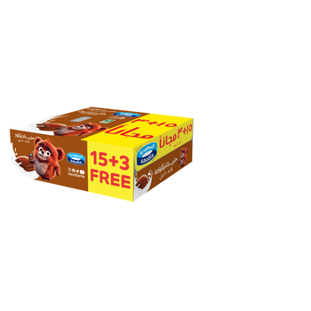 السعودية حليب بالشوكولاتة 18×200مل