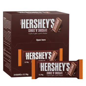 Hershey'S Cookies 'N' Chocolate Snack Size Bar Pack Of  24×12.7g
