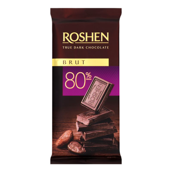 Roshen True Dark Chocolate 80% 85g