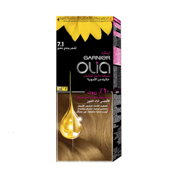 Garnier Olia 7.1 Dark Ash Blonde Hair Dye