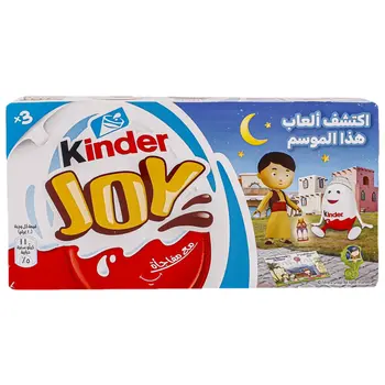 Kinder Joy Chocolate With Surprise Multi Pack 3Pieces×20g