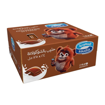 Saudia Chocolate Milk 24x125ml