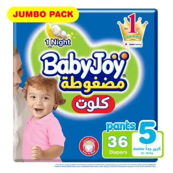 Babyjoy Culotte Pants Diaper Size 5 36 Pieces