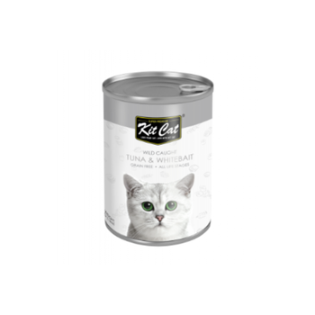 كت كات طعام رطب للقطط بالتونة والوايت بيت 400جرام