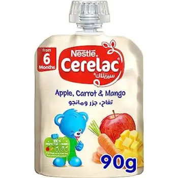 Nestle Cerelac Apple Carrot Mango Puree 90g