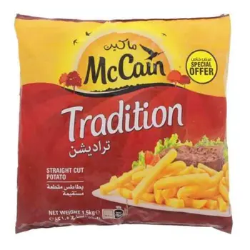 ماكين تراديشين بطاطا مقلية مقطعة بشكل كلاسيكي, 1.5 كيلو