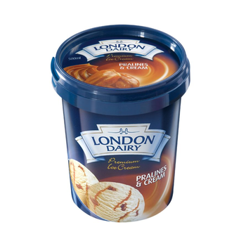 London Dairy Pralines & Cream Ice Cream 500ml