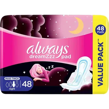 Always DreamZzz Maxi Thick Night Pads 48Pieces