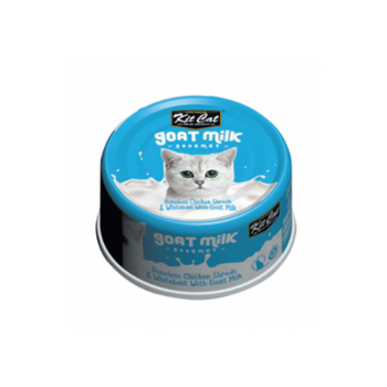 كت كات طعام رطب للقطط بالدجاج والوايت بيت وحليب الماعز 70جرام