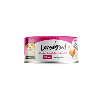 لاف اباول طعام رطب للقطط شرائح الدجاج مع صغار السمك في المرق 70جرام