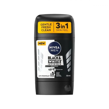 Nivea Men Black & White Invisible Antiperspirant 50ml