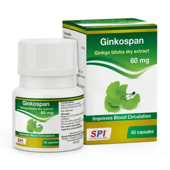 جينكوسبان مستخلص الجنكة بيلوبا الجاف 60 ملغ 60كبسولة