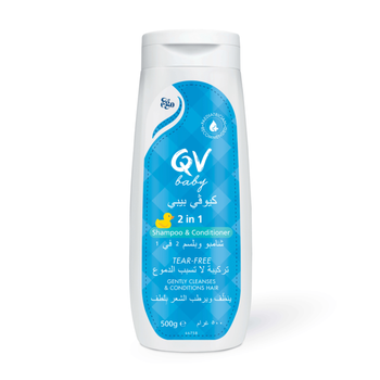 QV Baby 2-in-1 Shampoo & Conditioner 500ml