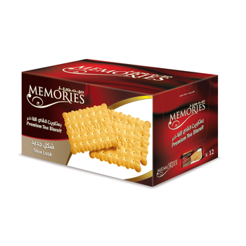 Memories Premium Tea Biscuit 12x150g