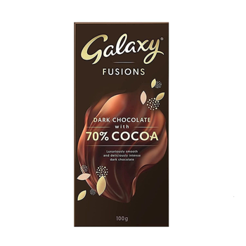 Galaxy Fusions Dark Chocolate 70% Cocoa 100g