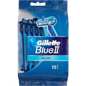Gillette Blue II Plus Disposable Razors 15 Pieces